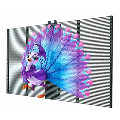 500*1000 TRA-M schermo LED trasparente all'interno facile installazione in un centro commerciale
