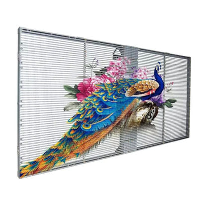 500*1000 TRA-M schermo LED trasparente all'interno facile installazione in un centro commerciale