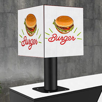 Display LED a forma speciale ad alta precisione / schermo LED a cubo per centri commerciali