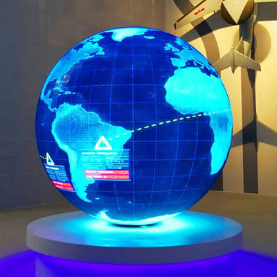 schermo LED a sfera impermeabile a colori pieni Display LED esterno P3 personalizzato