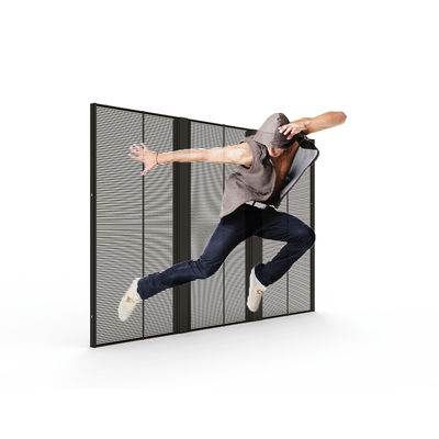 Armadio in alluminio per interni 1500*1000 PH3-7 Pubblicazione pubblicitaria trasparente schermo LED