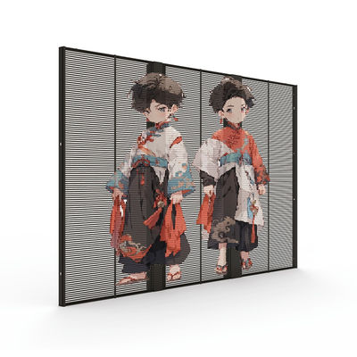500mm*1000mm PH15-15 Outdoor Waterproof High Brightness LED Transparent Display screen Display trasparente a LED