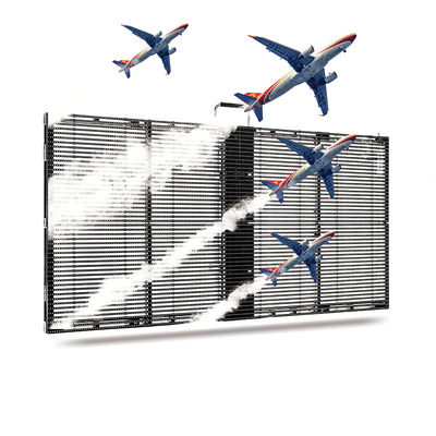 500 mm*1000 mm PH3-7 all'aperto Personalizzazione arbitraria schermo trasparente LED