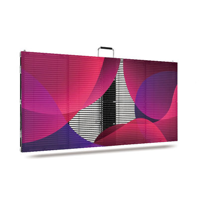 Display LED trasparente senza soluzione di continuità all' esterno a colori pieni con angolo di visione ampio