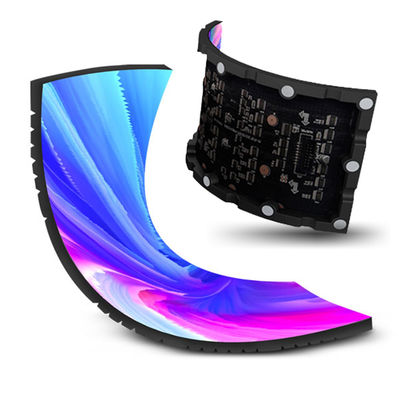 Pubblicità Splicing Flessibile LED Screen Wall Customized Curved LED Video Wall