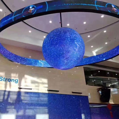 Grandi schermi a LED flessibili schermi video a parete curva ad alta luminosità