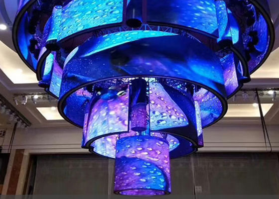 schermo a LED flessibile ad alta luminosità, può essere piegato fino a 180°, può essere spliced a volontà