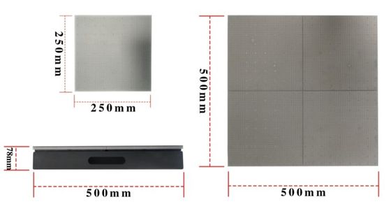 DM-R PH2.9 Piastrelle da pavimento illuminate a LED 500mmx1000mm per esterni / interni