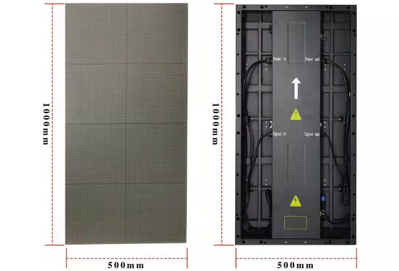 DM-R PH2.9 Piastrelle da pavimento illuminate a LED 500mmx1000mm per esterni / interni