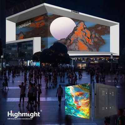 Display 3D LED all'aria aperta 320mmx160mm personalizzato