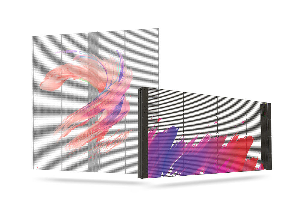 1000*1000 TRA-M Ultra Clear Indoor Transparent LED Display Screen Facile installazione