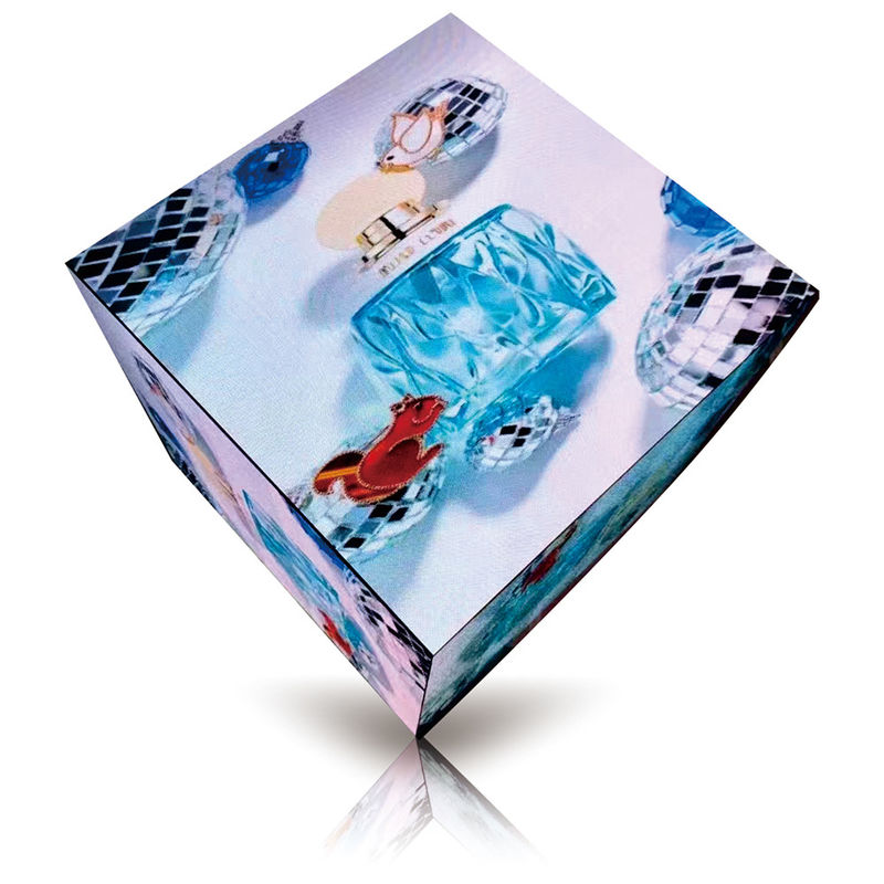 RoHS Custom LED Screen Full Color Hexagon Cylinder Pie Screen Facile da installare / mantenere
