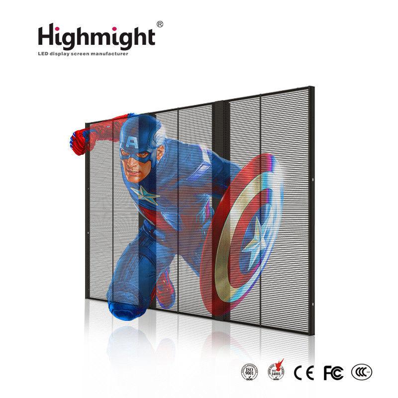 TRA-B 15-15 per interni schermo LED trasparente schermo pubblicitario 3D